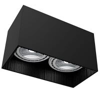 Designerska lampa sufitowa GROOVE 9316 Nowodvorski 24 CM czarna