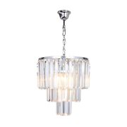 LAMPA WISZĄCA LAMPA WEWNĘTRZNA (WISZĄCA) ZUMA LINE AMEDEO PENDANT 17106/3+1-CHR