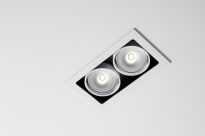 Lampa wpuszczana Tweet 50.2 mini.LED Labra  4.1161  techniczna prostokąt  z ramką ruchoma głowica różne kolory wykończenia - 3