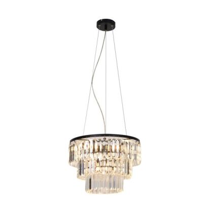 LAMPA WISZĄCA lampa wewnętrzna ZUMA LINE TIFANNY PENDANT P17127-4 W KOLORZE transparentnym NOWOCZESNY  