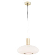 Lampa wisząca SAGUNTO 4358 Argon Szklany biały klosz