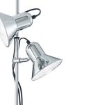Lampa podłogowa Polly PT2 CROMO Ideal Lux  061122  Klosze ruchome lampa chromowana techniczna - 2