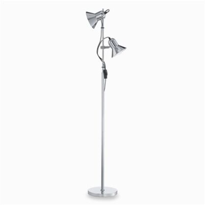 Lampa podłogowa Polly PT2 CROMO Ideal Lux  061122  Klosze ruchome lampa chromowana techniczna