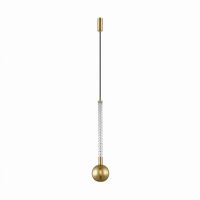 Lampa wisząca zwis MIDA złota kula na G9 Zuma Line P0583-01A-2GHF