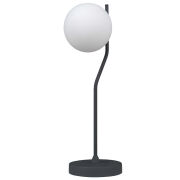 Lampa stołowa  CARIMI TB-3300-1-BK Italux  NOWOCZESNA KULA CZARNY SATYNOWY G9 