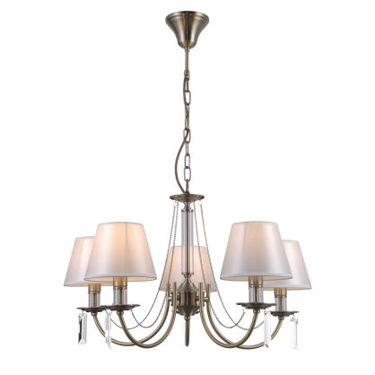 Lampa wisząca Solana PND-28366-5 Italux pięcioramienna klasyczna