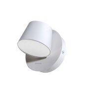 Kinkiet RAMONA 1 SWITCH AZ2566 LED 6W azzardo biały klasyczny klosz, włącznik
