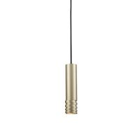 Lampa wisząca Azzardo LOCUS L Pedant AZ3130 champaigne tuba z marszczeniem