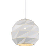Lampa wisząca PALERMO PND-2424-1L-WH Italux NOWOCZESNA MINIMALISTYCZNA W KOLORZE BIAŁYM E27 