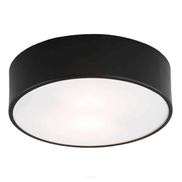Ponadczasowy plafon DARLING 3081 Argon Średnica 25 cm CZARNY