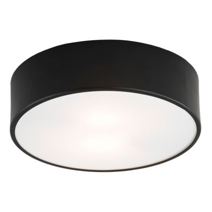 Ponadczasowy plafon DARLING 3081 Argon Średnica 25 cm CZARNY