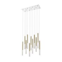 Lampa wisząca ZUMA LINE ONE PENDANT P0461-11L-B5F7 metalowe rurki złoty