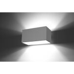 KINKIET QUAD MAXI BIAŁY PROSTOKĄT SOLLUX  Lampa Ścienna NOWOCZESNY stal  SL.0525 lampa  SOLLUX LIGHTING - 3