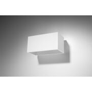 KINKIET QUAD MAXI BIAŁY PROSTOKĄT SOLLUX  Lampa Ścienna NOWOCZESNY stal  SL.0525 lampa  SOLLUX LIGHTING