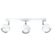 PLAFON OCULARE 3 Biały  SOLLUX  Lampa Ścienna NOWOCZESNY stal  SL.0439 metalowa lampa  SOLLUX LIGHTING