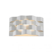 Kinkiet Verigo MB1401S Italux NIEREGULARNA FALOWANA POWIERZCHNIA BIAŁA LED 20W IP20 