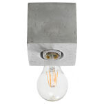 PLAFON ABEL BETON LAMPA SUFITOWA  KOSTKA  MINIMALISTYCZNA W STYLU INDUSTRIALNYM SL.0681 SOLLUX - 2
