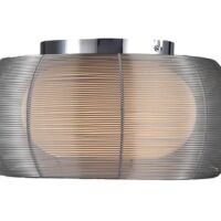 Plafon Tango MX1104-2 srebrny Zuma Line srebrna z aluminium i szkła