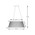 MD3328-2M-3BT BALU LAMPA WISZĄCA CZARNA/BLACK ZUMALINE - 5