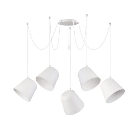Lampa wisząca JAWA 5 SIGMA 31385 NOWOCZESNA BIAŁA