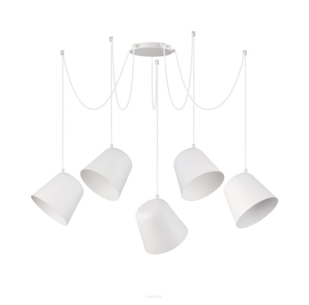 Lampa wisząca JAWA 5 SIGMA 31385 NOWOCZESNA BIAŁA