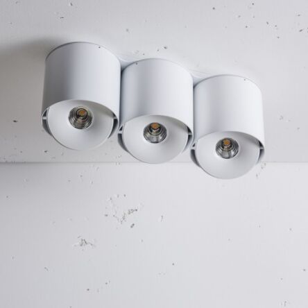 Oprawa natynkowa Nex 3 NT edge.LED CRI80 Labra  3.0818  tuba potrójna techniczna LED różne kolory ruchome pierścienie
