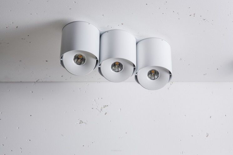 Oprawa natynkowa Nex 3 NT edge.LED CRI80 Labra  3.0818  tuba potrójna techniczna LED różne kolory ruchome pierścienie