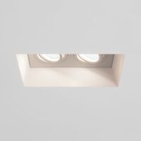 Lampa wpuszczana Blanco - Astro 7344 1253006 podwójna prostokąt biały gips do zabudowy