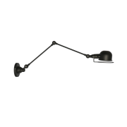Lampa ścienna kinkiet Detroit - W01765BK w stylu loftowym, vintage metalowe elementy w kolorze czarnym