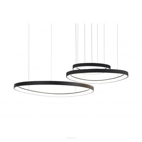 Lampa wisząca AMANDA PENDANT 45+65+85 3000K czarna Azzardo AZ5027