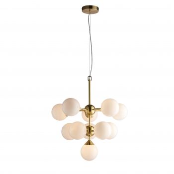 Lampa wisząca OSCAR satynowe złoto ENDON LIGHTING 76500  