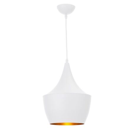 Lampa wisząca Caselle biała LP-42013/1P BIAŁY Light Prestige nowoczesna biała 