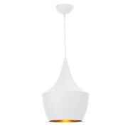 Lampa wisząca Caselle biała LP-42013/1P BIAŁY Light Prestige nowoczesna biała 