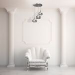 Lampa wisząca zwis 3 TOLEDO chrom MILAGRO MLP4246 - 2
