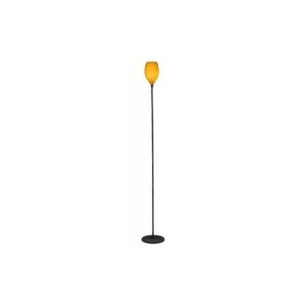 Lampa podłogowa Izza amber AZzardo  AZ1078  klosz w kształcie kielicha ze szkła