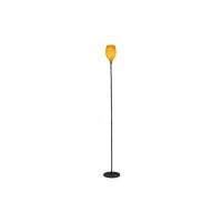 Lampa podłogowa Izza amber AZzardo  AZ1078  klosz w kształcie kielicha ze szkła