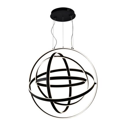 Lampa wisząca COPERNICUS BLACK 260W LED czarna MILAGRO ML6151