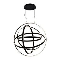 Lampa wisząca COPERNICUS BLACK 260W LED czarna MILAGRO ML6151