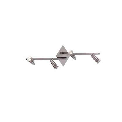 Lampa sufitowa ALFA PB4 NIKIEL Ideal Lux  006321 z metalu w kolorze niklu głowice można regulować