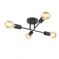 Lampa sufitowa Montico PNC-1627-4-BL Italux Retro minimalistyczna