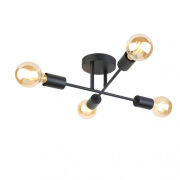 Lampa sufitowa Montico PNC-1627-4-BL Italux Retro minimalistyczna