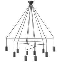 Lampa wisząca IMBRIA X 9680 Nowodvorski Czarna pająk 