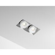 Podwójna regulowana oprawa sufitowa Multiva Evo 115.2 Trimless Edge.LED 25W On-Off Labra 4.1952