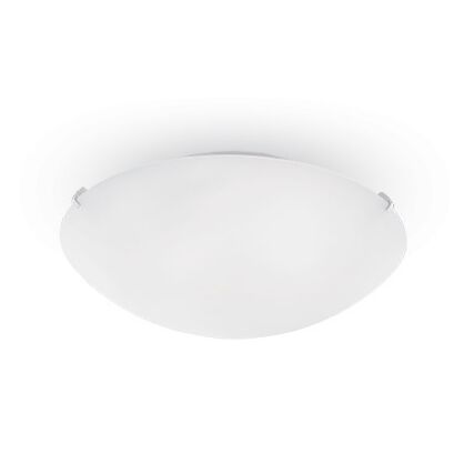 Plafon Simply PL2 Ideal Lux 007977  z białego matowego dmuchanego szkła