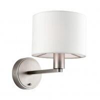 Lampa ścienna/kinkiet DALEY matowy nikiel/biały ENDON LIGHTING 61608  