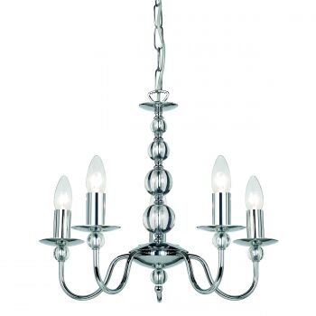 Lampa wisząca PARKSTONE chrom 5lt ENDON LIGHTING 2013-5CH  