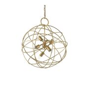 Lampa wisząca Konse SP6 156026  NOWOCZESNY IP20  METAL ZŁOTA OPRAWA W STYLU NOWOCZESNYM Ideal Lux LAMPA WEWNĘTRZNA 