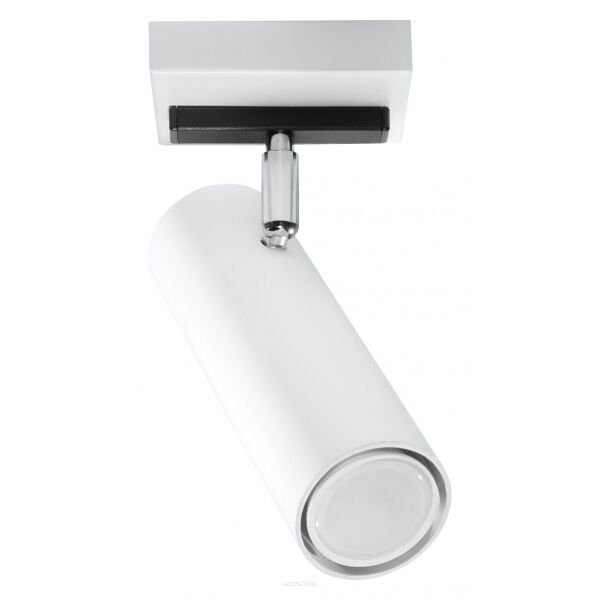 PLAFON DIREZIONE Biały SOLLUX  Lampa Ścienna NOWOCZESNY stal  SL.0495 metalowa lampa  SOLLUX LIGHTING tuby