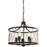 Lampa wisząca HESTON brązowa ENDON LIGHTING 61498 
