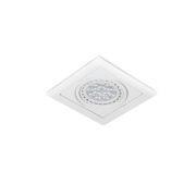 Lampa sufitowa wpustowa VERDI AZ3526  AZzardo kwadrawowa biała nowoczesna